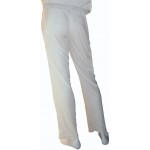Three Wickets Solid Men Cricket White Dress (XL)